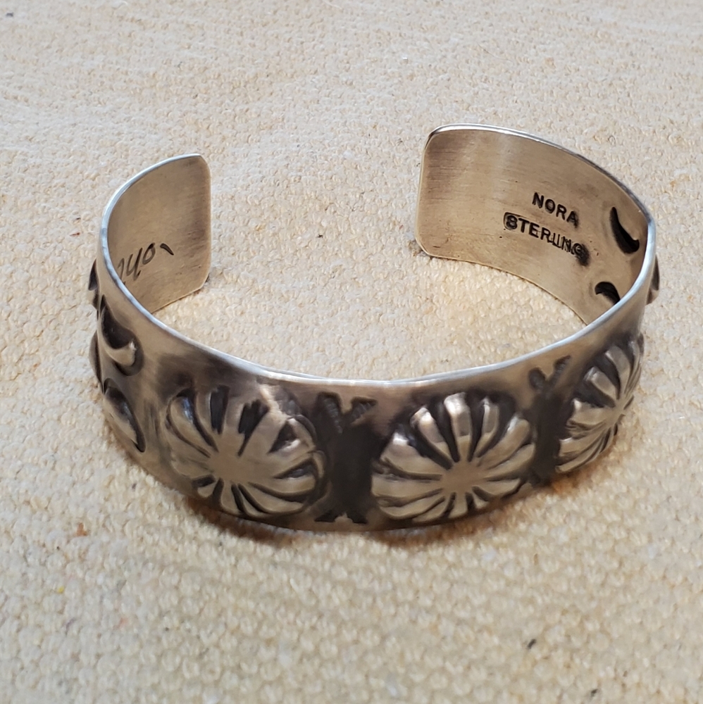 Sterling silver NA cuff